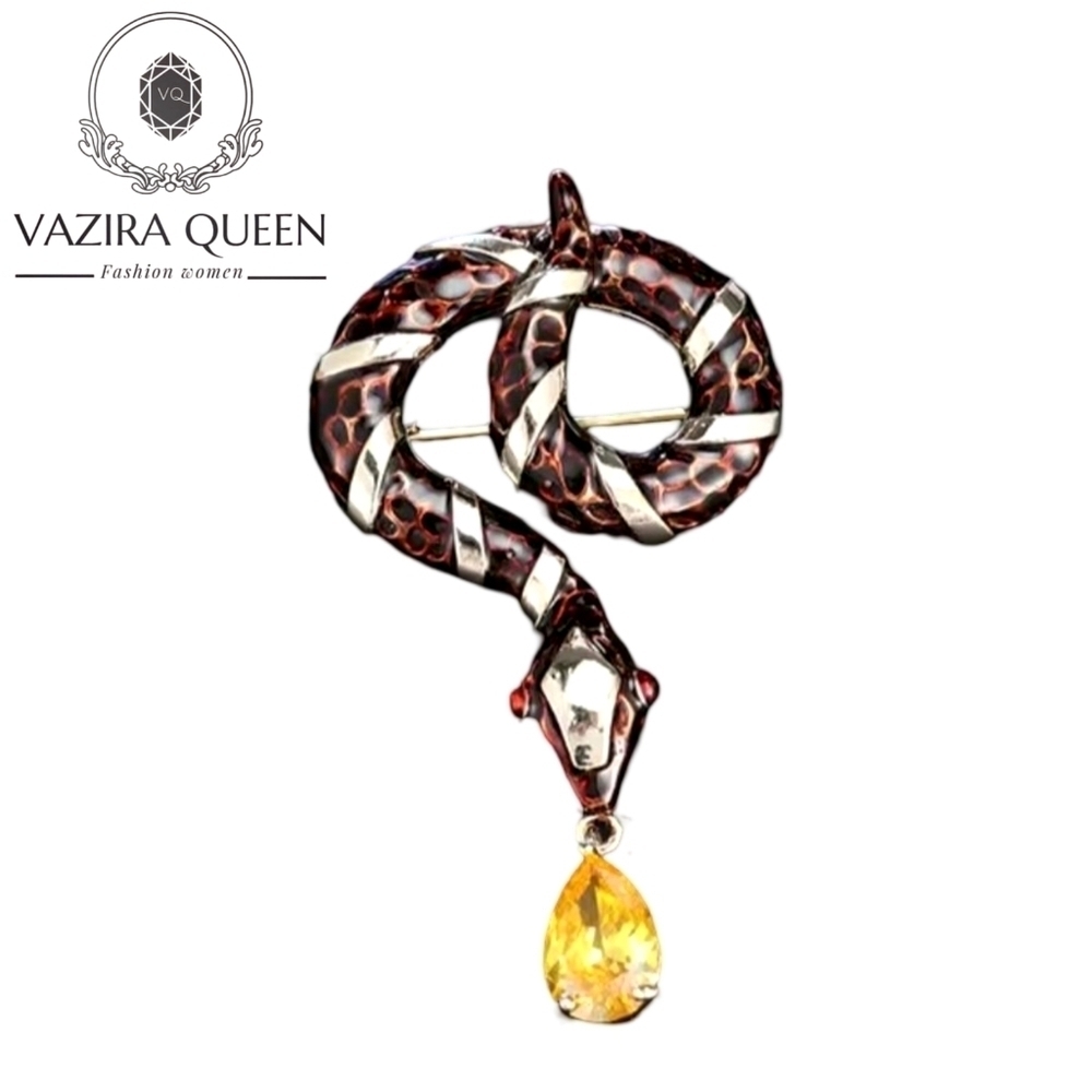 VQ Snake Brooch